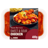 ASDA Main for Two Sweet & Sour Chicken Tray 400g - British product