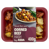 ASDA Corned Beef Hash Roasted Potatoes Onion Gravy 400g