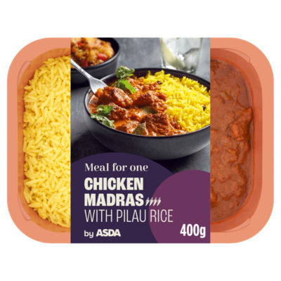 ASDA Chicken Madras ready meal 400g - British product