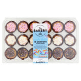 The Bakery at ASDA Confetti Cupcakes Strawberry Vanilla Chocolate Flavour Sponge Cakes 18pc