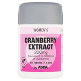 ASDA Women's 1 a Day Cranberry Extract 200mg Supplements 30 Tablets