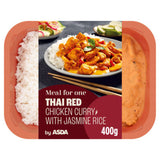 ASDA Thai Red Chicken Curry with Jasmine Rice Ready Meal 400g