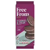 ASDA Free From Cookies & Cream Gluten-Free Sandwich Biscuits 142g