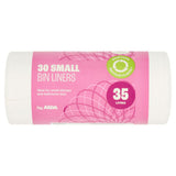 ASDA small bin liners 35 litres - British product