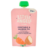 Little Angels Vegetable & Salmon Pie 7m+ Organic Baby Food 130g