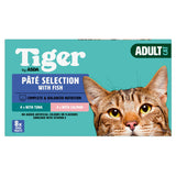 Tiger by ASDA Pate Selection With Fish Adult Cat Food 8x100g GOODS ASDA