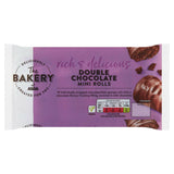 The Bakery Double Chocolate Mini Rolls 10 Pack (British brand)