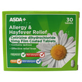 ASDA Allergy & Hayfever Relief 30 Tablets - British product