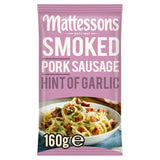 Mattessons smoked pork sausage with hint of garlic 160g, imported from the UK
