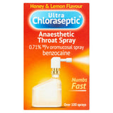 Ultra Chloraseptic throat spray honey & lemon flavour 15ml (British brand)