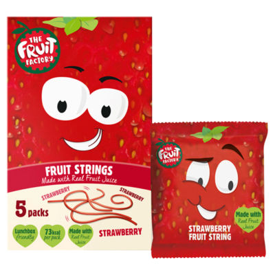 The Fruit Factory strawberry fruit gums 100g (British brand)