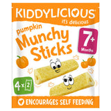 Kiddylicious Pumpkin Munchy Sticks 4x4g packs, UK version