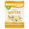 Kiddylicious banana wafers for babies 6+ months, 10 x 4g (40g), UK version