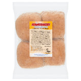 Adkins Brown York Baps 4 pack - British product