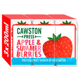 Cawston Press Apple & Summer Berries Kids Juice Drink 3x200ml