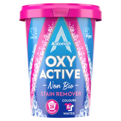 Astonish Oxy Active Non Bio stain remover powder 625g - British product