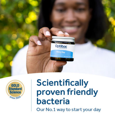 Optibac Every Day probiotic supplement 30 capsules, imported from the UK