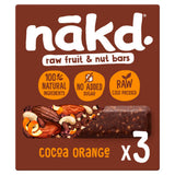 Nakd Cocoa Orange Fruit & Nut Snack Bars 3 x 35g