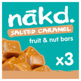 Nakd Salted Caramel Fruit & Nut Snack Bars 3 x 35g