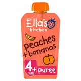 Ella's Kitchen Organic Peaches and Bananas Baby Food Pouch 120g