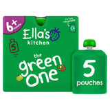 Ella's Kitchen the Green One squished smoothie fruits 5 x 90g pouches - British product