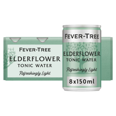 Fever-Tree Refreshingly Light Elderflower Tonic Water 8 x 150ml