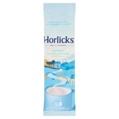Horlicks instant malted drink 32g, UK version