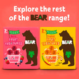 Bear Fruit Treasures Berry kids fruit snacks 5x20g - British product