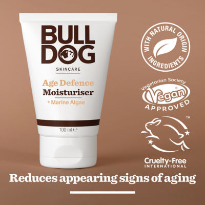 Bulldog Skincare for Men Age Defence Moisturiser 100ml - British product