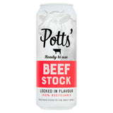 Potts beef stock 500ml, imported from the UK