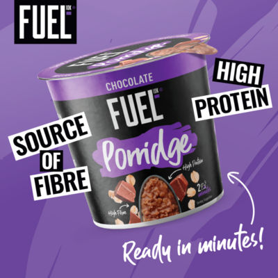 FUEL10K Chocolate Porridge Pot 70g - British product