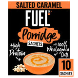FUEL10K Salted Caramel Protein Porridge Sachets 10x36g - British product