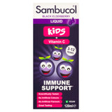 Sambucol Black Elderberry Liquid for Kids with Vitamin C 120ml (British brand)