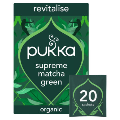 Pukka Supreme Matcha Green Herbal Tea 20 Teabags 30g
