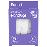 EarHub Sleepwell Soft Silicone Sleep Earplugs 6 Pairs
