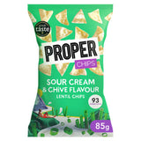 Properchips Sour Cream & Chive Flavour Lentil Chips 85g