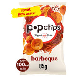 Popchips Barbeque Sharing Crisps Savoury Snack 85g