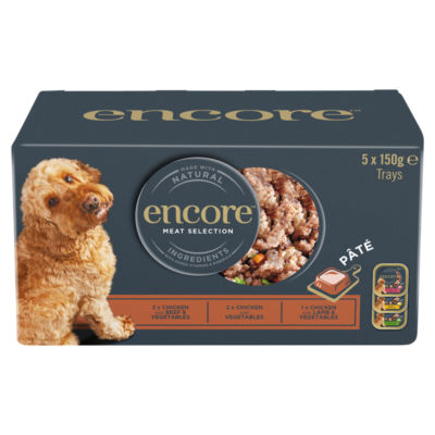 Encore Pâté Selection Wet Dog Food 5 x 150g