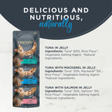 Encore Fish Selection in Jelly wet cat food 5 x 50g - British product