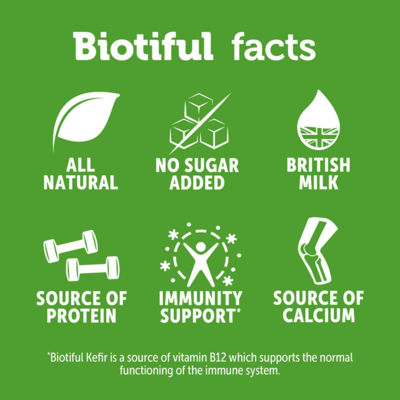 Biotiful Kefir milk drink Mango variant 500ml - British product