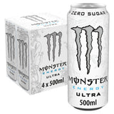Monster Ultra Zero Sugar Energy Drink 4 x 500ml