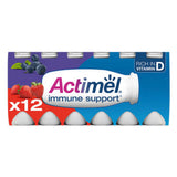 Actimel Strawberry Blueberry yoghurt drink multipack 12x100g - British product