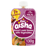 For Aisha Roast Lamb Dinner with Vegetables 7+ Months Baby Food Puree 130g