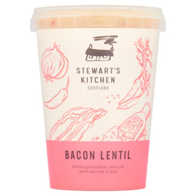 Stewart's Kitchen Bacon Lentil Soup 600g (British brand)