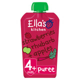 Ella's Kitchen Organic Strawberries, Rhubarb and Apples Baby Pouch 120g