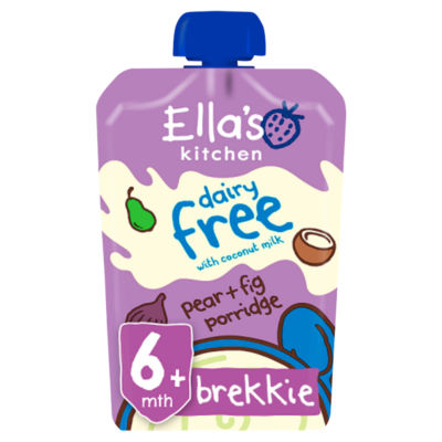Ella's Kitchen dairy-free pear and fig porridge 100g - British product