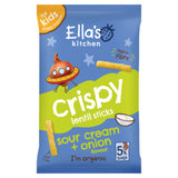 Ella's Kitchen Sour Cream + Onion Crispy Lentil Sticks Organic Toddler Snack 5 x 10g (50g)