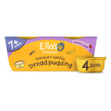 Ella's Kitchen banana vanilla bread pudding 4 x 80g - British product