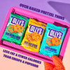 Olly's Pretzels salted original pretzel thins 140g, imported from the UK