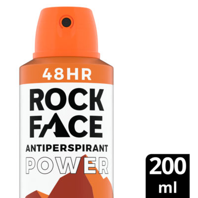 Rock Face Power Antiperspirant Deodorant 200ml, imported from the UK